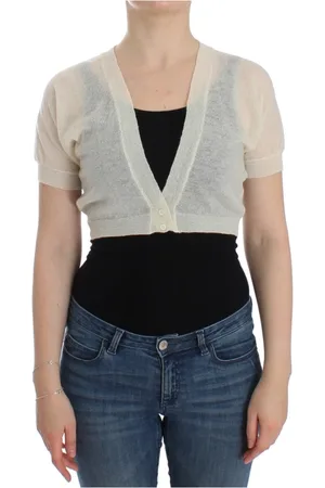 ERMANNO SCERVINO Strik, Dame, , S, Uld, Cropped Alpaca-Uld Sweater