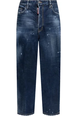 Dsquared2 Jeans, Herre, Blå, S, Denim, Navy Slim Fit Stretch Denim Jeans