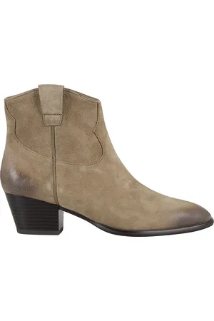 Ash Sko, Dame, Brun, 38 EU, Læder, Velour Ankelstøvle Tobak Brun