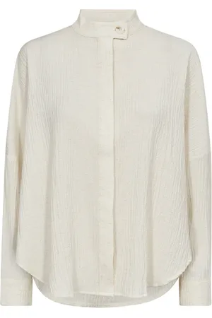 Co`Couture Bluser & Skjorter, Dame, Hvid, XS, Uld, Angelacc Wing Skjorte Bluse