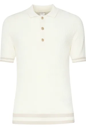 ELEVENTY Top, Herre, , M, Bomuld, Stribet Polo Shirt