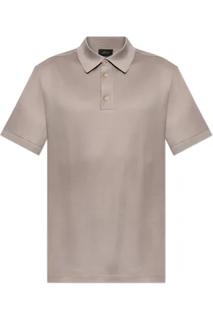 BRIONI Top, Herre, , M, Uld, Silke polo