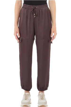 Liu Jo Bukser, Dame, Brun, M, Bomuld, Brune Elegante Feminine Bukser