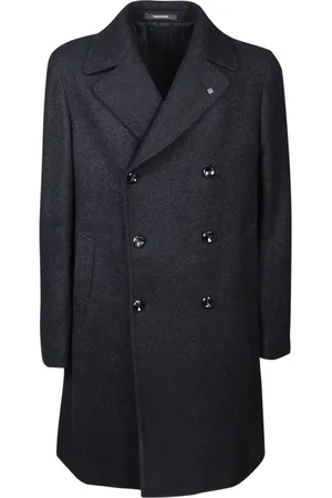 TAGLIATORE Frakke, Herre, Sort, XL, Double-Breasted Coat