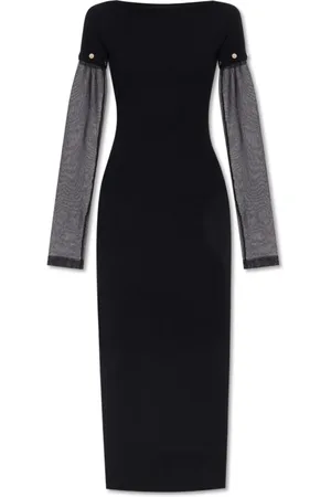 Sportmax Kjole, Dame, Sort, M, Uld, Grazia Kjole