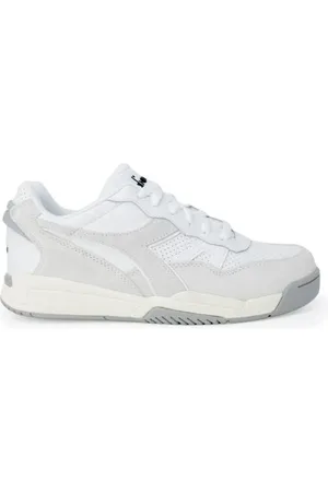 Diadora Sko, Herre, Hvid, 45 EU, Læder, Casual Sneakers med Hæl