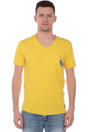 D.A. Daniele Alessandrini Top, Herre, Gul, S, Bomuld, Sweatshirts