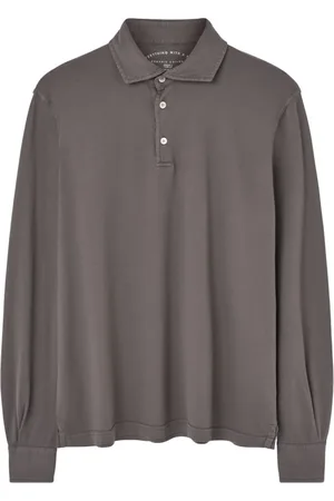 FEDELI Top, Herre, Brun, M, Bomuld, Bomuldsbrun sweater