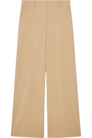 Max Mara Bukser, Dame, , 4XS, Uld, Wide Leg Uldbukser