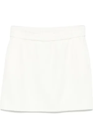 Max Mara Nederdel, Dame, , 3XS, Uld, Luksuriøs Jersey Nederdel i Uld og Cashmere