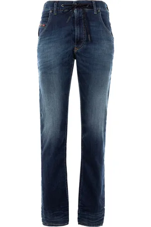 Diesel Jeans, Dame, Blå, W27, Uld, Stilfulde Slim-fit Jeans