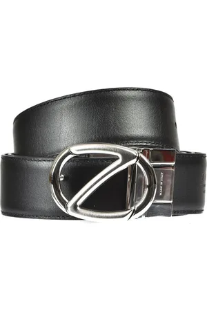 Ermenegildo Zegna Tilbehør, Herre, Sort, 110 CM, Uld, Stilfulde Bælter