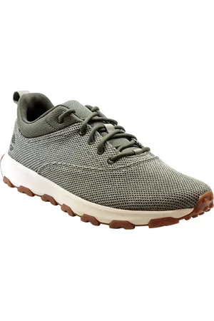 Timberland Sko, Herre, Grøn, 43 EU, Uld, Grøn Canvas Sporty Sneakers