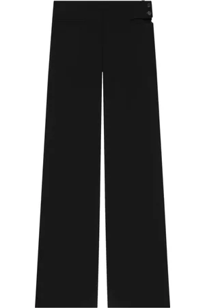 Courrèges Bukser, Dame, Sort, XS, Sort Sideknap Bukser