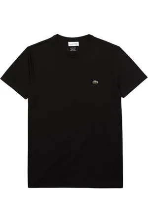 Lacoste Top, Herre, Sort, L, Bomuld, Minimalistisk T-shirt