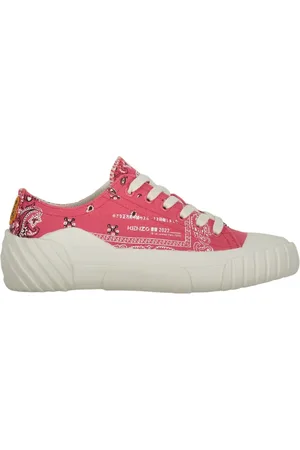 Kenzo Sko, Dame, Lyserød, 35 EU, Bomuld, Bandana Print Canvas Sneakers