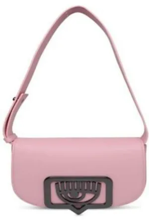 Chiara Ferragni Taske, Dame, Lyserød, ONE SIZE, Uld, Stilfuld skuldertaske