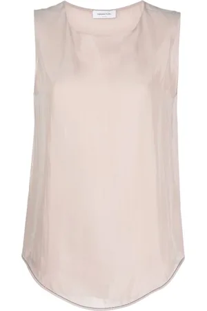Fabiana Filippi Top, Dame, Lyserød, S, Canotta Iro Sleeveless Top