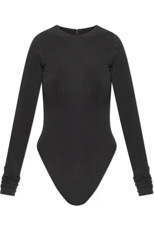 Entire Studios Top, Dame, Grå, 2XS, Bomuld, Langærmet Bodysuit