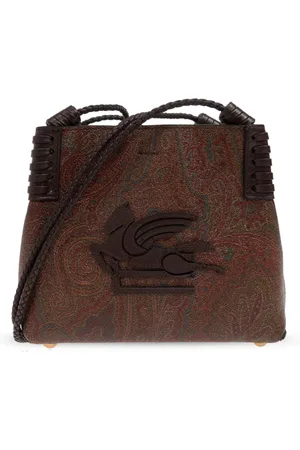Etro Taske, Dame, Brun, ONE SIZE, Uld, Libra Mini Skuldertaske