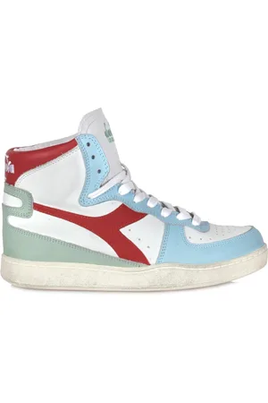 Diadora Sko, Dame, Flerfarvet, 36 EU, Læder, High-top Læder Sneakers