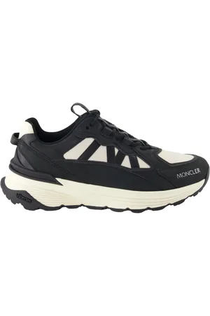 Moncler Sko, Herre, Sort, 39 1/2 EU, Læder, Lite Runner Sneakers