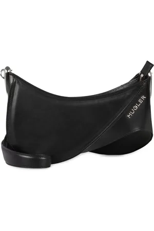 MUGLER Taske, Dame, Sort, ONE SIZE, Uld, Spiral Curve Crossbody Taske