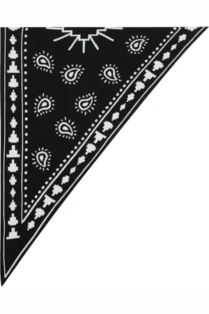 MARCELO BURLON Tilbehør, Herre, Sort, ONE SIZE, Uld, Bandana Uldblanding Tørklæde