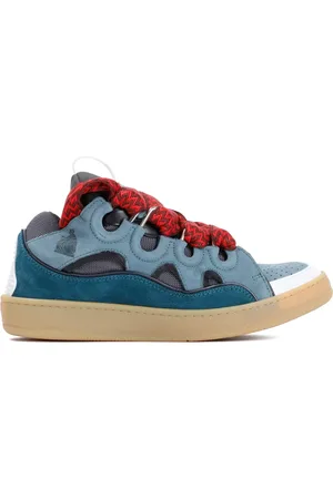 Lanvin Sko, Herre, Flerfarvet, 44 EU, Læder, Curb Sneakers