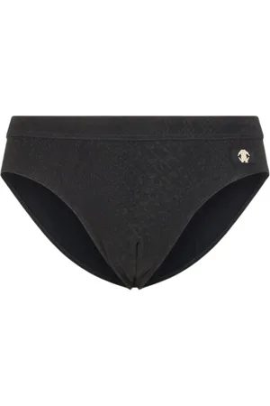 Roberto Cavalli Badetøj, Herre, Sort, L, Python Skala-Effekt Svømmebriefs