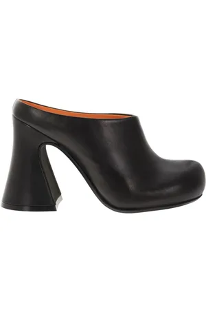 Marni Sko, Dame, Sort, 36 EU, Læder, Sort højhælede sandaler
