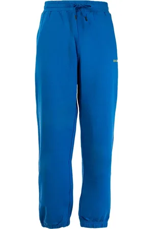 Liu Jo Bukser, Herre, Blå, XL, Bomuld, Sweatpants med Longjeans Print