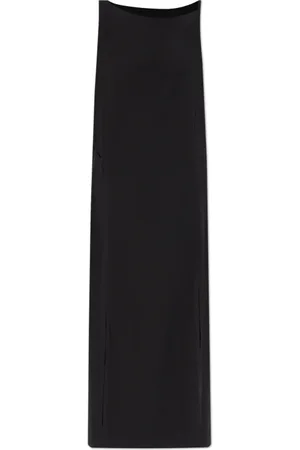 Y-3 Kjole, Dame, Sort, S, Polyester, Kjole med slidse