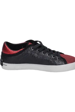 Crime london Sko, Dame, Sort, 37 EU, Læder, Læder Sneakers