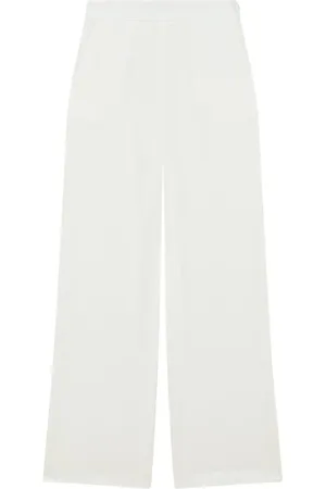 Patrizia Pepe Bukser, Dame, Hvid, S, Palazzo Wide Leg Pants