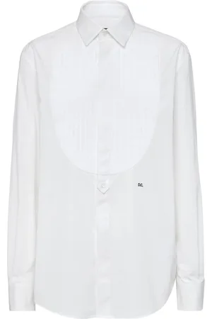 Dsquared2 Bluser & Skjorter, Dame, Hvid, XS, Bomuld, Formal Tuxedo Shirt
