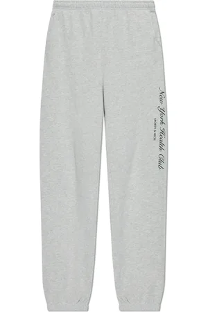 Sporty & Rich Bukser, unisex, Grå, L, Bomuld, NY Health Club Sweatpant Heather