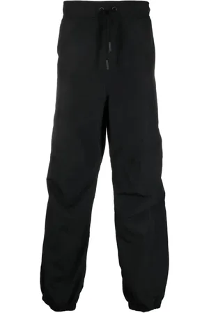MARCELO BURLON Bukser, Herre, Sort, XL, Nylon, Nylon Sort Jogging Activewear