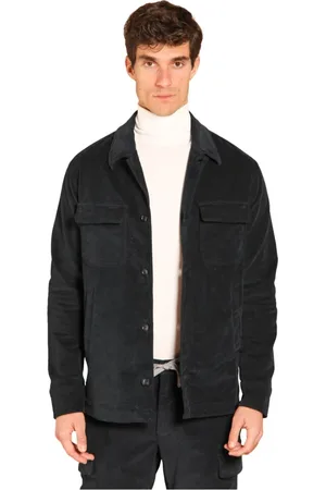 Masons Jakke, Herre, Blå, S, Williams Overshirt