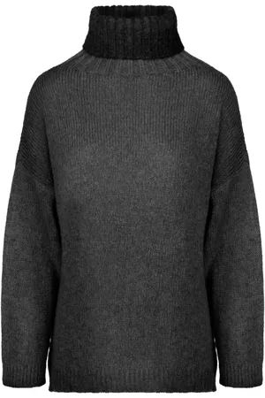 Bomboogie Strik, Dame, Sort, M, Uld, Hyggelig Mohair Blend Sweater