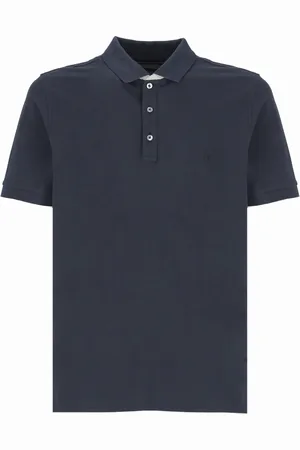 FAY Top, Herre, Blå, 2XL, Bomuld, Polo Bluser