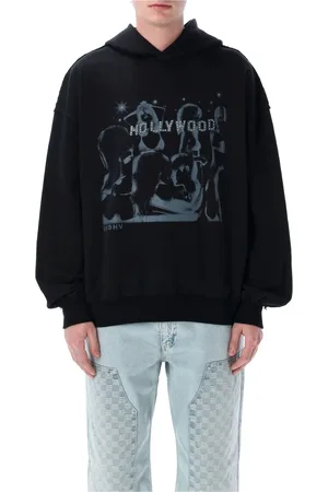MISBHV Sweathshirts & Hoodies, Herre, Sort, L, Bomuld, Sort Strikvarer Hollywood Hoodie