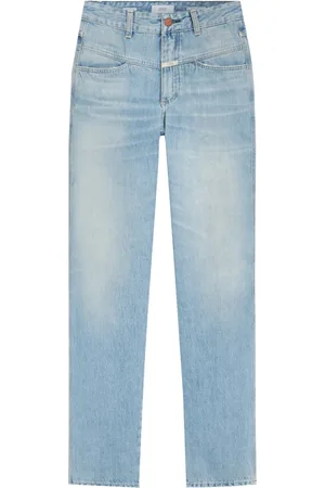 Closed Jeans, Dame, Blå, W28, Bomuld, Straight Jeans