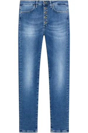 Dondup Jeans, Dame, Blå, W25, Bomuld, Iris Bot Gioello Jeans