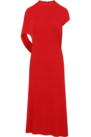 Jacquemus Kjole, Dame, Rød, XS, Rød Kjole til Kvinder Elegant Stil