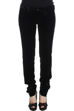ERMANNO SCERVINO Jeans, Dame, Sort, L, Elegante sorte slim fit bukser