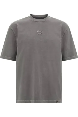 Boggi Milano Top, Herre, Grå, M, Bomuld, Bomuldsjersey T-shirt