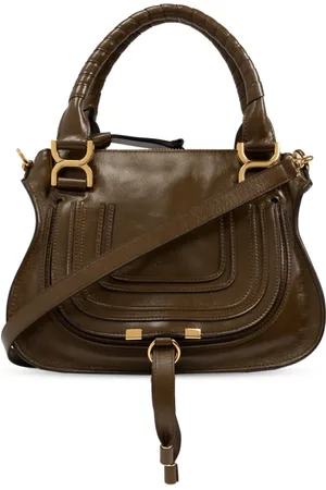 Chloé Taske, Dame, Brun, ONE SIZE, Uld, Skuldertaske Marcie Small