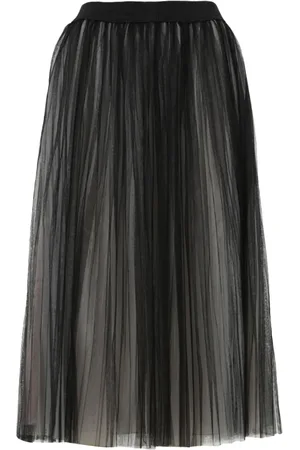 Fabiana Filippi Nederdel, Dame, Grå, M, Bomuld, Grigio Maxi Nederdel
