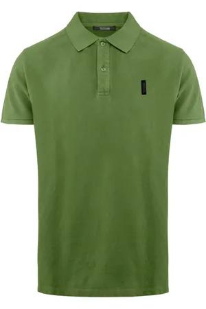 Bomboogie Top, Herre, Grøn, S, Bomuld, Piqué Bomulds Kortærmet Polo Shirt